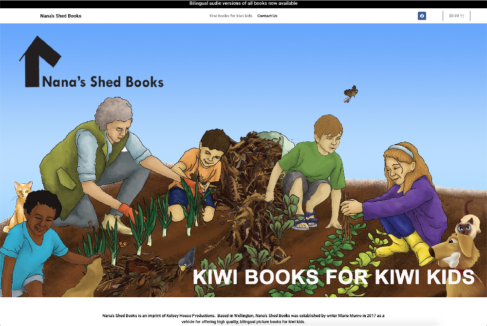 Nana's Shed - Books for Kiwi Kids - Built by Firefly Websites