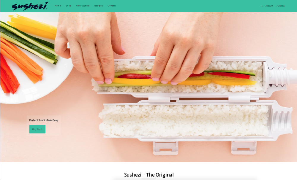 Sushezi - Sushi Maker - Built by Firefly Websites