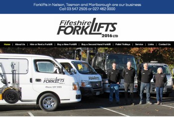 fife forklift operating in a busy industrial environment